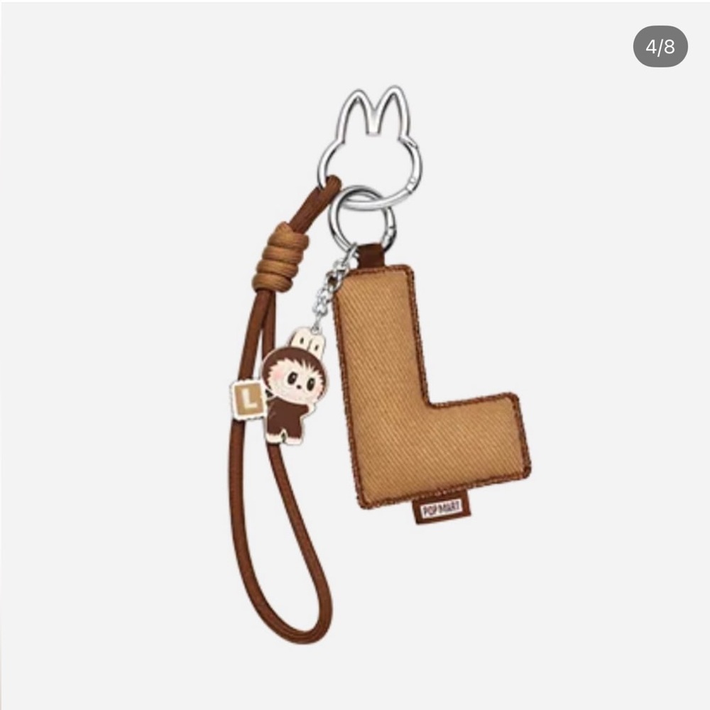 Pop Mart Pin For Love Letter Keychain ‘L’
